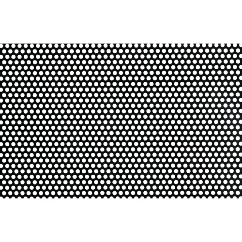 樹脂ﾊﾟﾝﾁﾝｸﾞ 1.0T×D3×P5 910×910 ﾌﾞﾗｯｸ 1枚画像