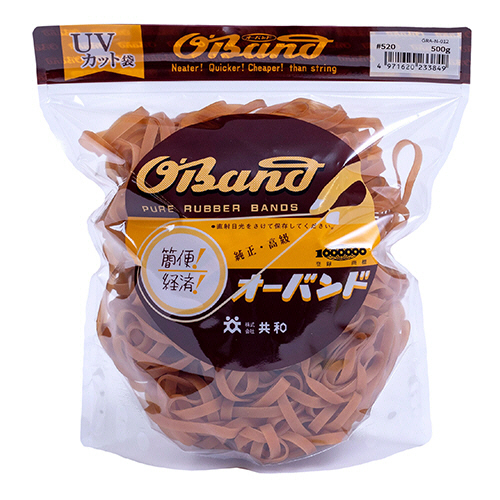 ｵｰﾊﾞﾝﾄﾞ #520 内径127mm 500g入 透明袋 1袋画像