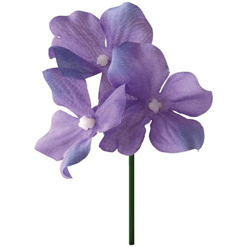贈答用飾り ZF-PA4 造花フルリールパーツ-4/パープル(10個) ヘッズ画像