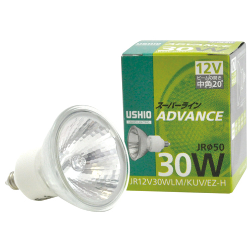 ﾊﾛｹﾞﾝﾗﾝﾌﾟ ｽｰﾊﾟｰﾗｲﾝｱﾄﾞﾊﾞﾝｽ 30W 中角 EZ10口金 ﾐﾗｰ付 1個画像