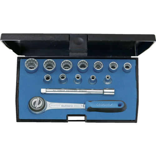 ｿｹｯﾄﾚﾝﾁ 差込角6.35mm 12角ﾀｲﾌﾟ 14点ｾｯﾄ 1ｾｯﾄ画像