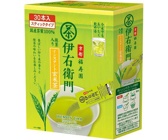 伊右衛門　抹茶入り玄米茶スティック　30本