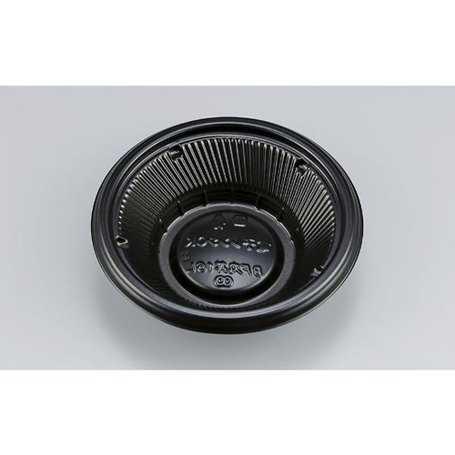 シーピー化成 どんぶり容器 BF丸丼16L 黒 本体画像