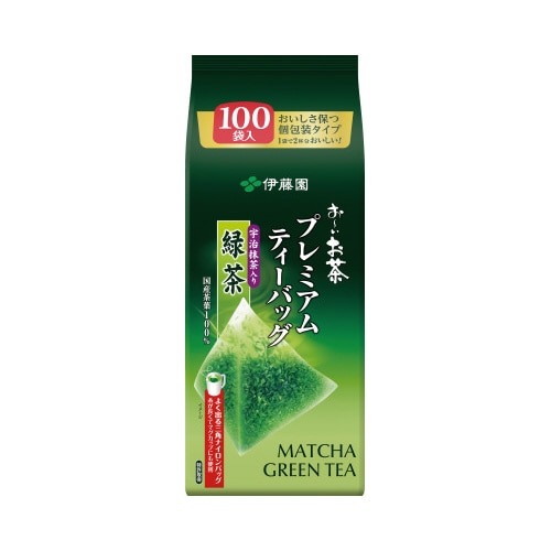 プレミアムティーバッグ抹茶入緑茶１００袋×５画像