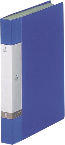 リクエスト・クリヤーブック　Ａ４縦　４０Ｐ　青画像