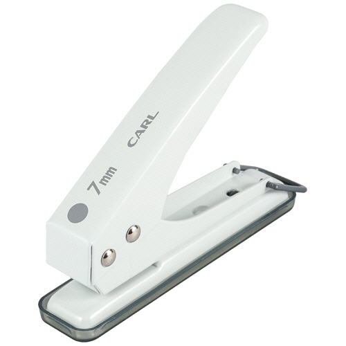 1穴ﾊﾟﾝﾁ 穴径7mm ﾎﾜｲﾄ 1台画像