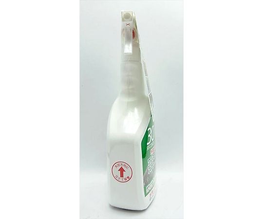 屋外のコケ・カビ・地衣植物除去用　ワンステップ・スプレー・クリーナー　1L 対称的に配置されたフィルスプレーボトルと色鮮やいラベルが際立つ状態