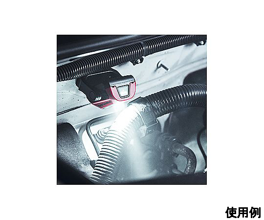 [充電式] LEDライト(白色/ナチュラル色) 全体が見渡せる角度から撮影されたシンプルなデザインの照明器具