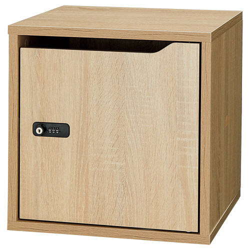 組立式木製収納ﾎﾞｯｸｽ 本体(扉有り) 1台