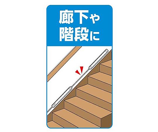 連結コード/LED照明灯用 丸型のコネクタが接続されている状態