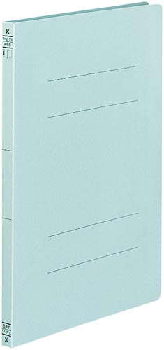フラットファイル二つ折りタイプ　Ａ４縦　青　１０冊画像