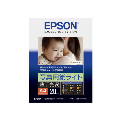 ＫＡ４２０ＳＬＵ　写真用紙ライト　薄手光沢