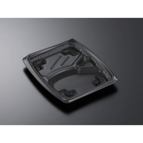 中央化学 弁当容器 CT もり弁 24-20L BK 本体画像