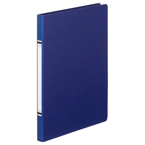 ｸﾗﾝﾌﾟﾌｧｲﾙ(紙表紙) A4ﾀﾃ 100枚収容 10mmとじ 背幅18mm 青 1ｾｯﾄ(10冊)