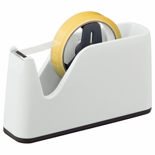 ﾃｰﾌﾟｶｯﾀｰ 大巻･小巻両用 63×201×109mm ﾗｲﾄｸﾞﾚｰ 1台