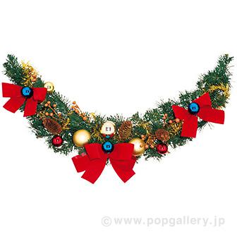 90cmゴールドアレンジスワッグ画像