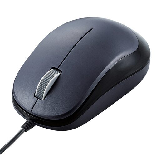 3ﾎﾞﾀﾝBlueLED有線ﾏｳｽ ﾌﾞﾗｯｸ 1個