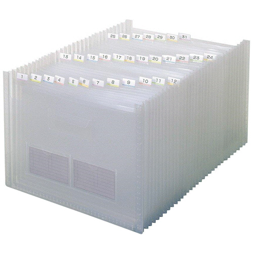 ﾄﾞｷｭﾒﾝﾄﾌｧｲﾙのびーる2 A4 32ﾎﾟｹｯﾄ ｸﾘｱ 1ｾｯﾄ(6冊)画像