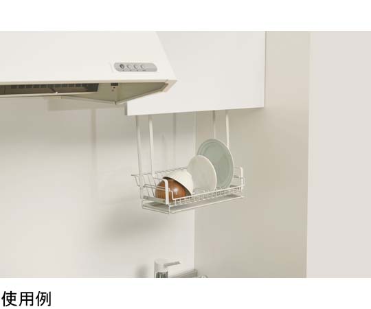 ルームラボ 吊り下げ水切りカゴ 吊り下げられた状態で水が切れているカゴ