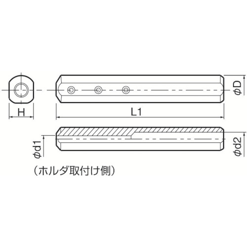 内径加工用ﾎﾙﾀﾞ 1本画像