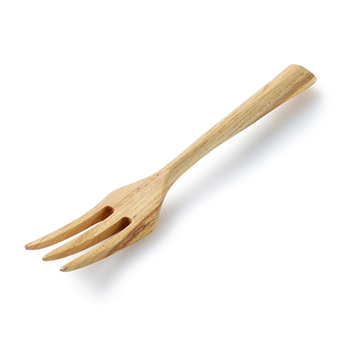 フォーク 19cm 栗の木 天然木 カトラリー画像