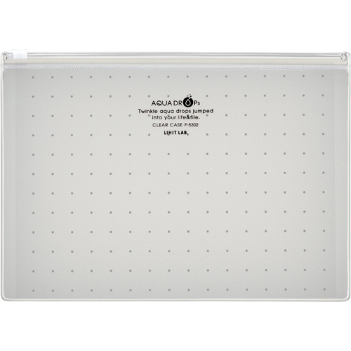 AQUA DROPs ｸﾘﾔｰｹｰｽ A5ﾖｺ 乳白 1枚画像