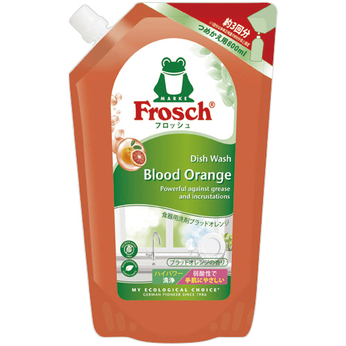 ﾌﾛｯｼｭ 食器用洗剤 ﾌﾞﾗｯﾄﾞｵﾚﾝｼﾞ 詰替用 800mL 1本画像