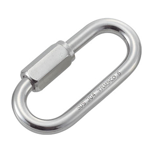 ﾘﾝｸﾞｷｬｯﾁ ｽﾃﾝﾚｽ製 6.0φ×開口9.5mm 1袋(2個)画像