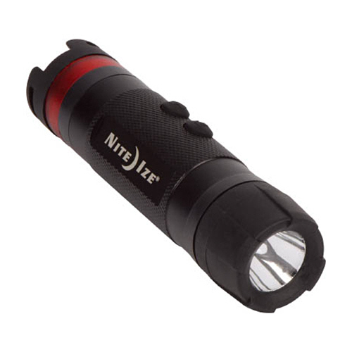 NiteIze 3ｲﾝ1 LEDﾌﾗｯｼｭﾗｲﾄﾐﾆ ﾌﾞﾗｯｸ 1個