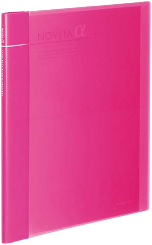 クリヤーブックα＜ノビータα＞（追加式）桃１０冊画像