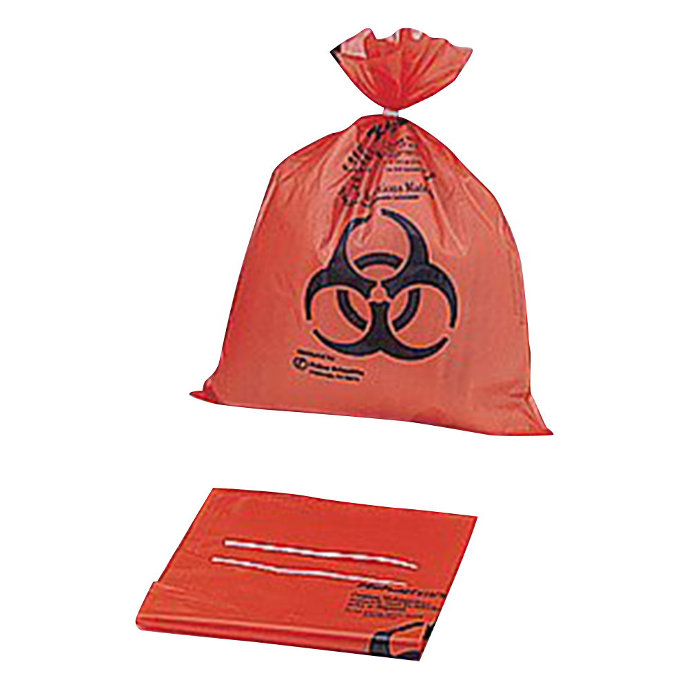 滅菌表示付オートクレーブバッグ オレンジ 360×480×0.05mm 1箱（200枚入）画像