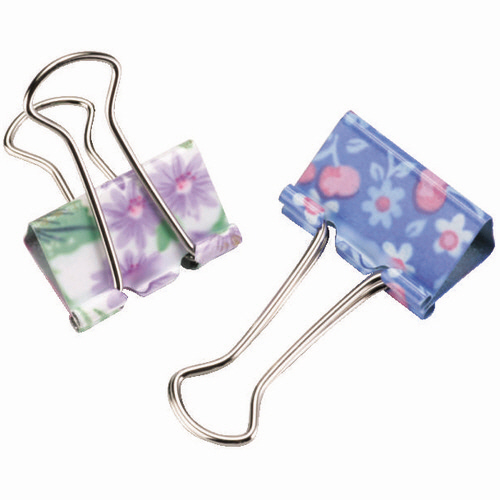 花柄ﾀﾞﾌﾞﾙｸﾘｯﾌﾟ 中 口幅25mm 1ｾｯﾄ(100個:10個×10ﾊﾟｯｸ)画像