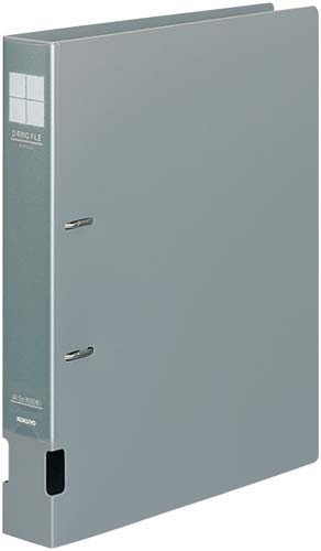 ＤリングファイルＰＰ　灰Ａ４縦背幅４５ｍｍ　５冊画像