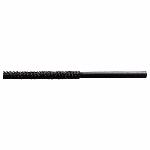 つづりひも　450mm　緑　セル先　PP糸ニット丸編　1パック(20本) 緑色のひもが束になり、セル先がはっきりと見える状態