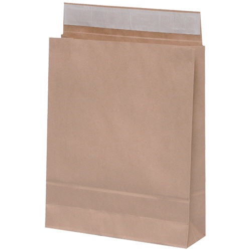 宅配袋 小 封かんﾃｰﾌﾟ付 茶 1ﾊﾟｯｸ(50枚)画像