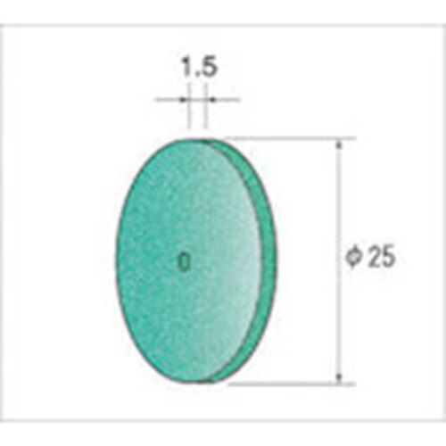ﾎｲｰﾙｺﾞﾑ砥石ｸﾞﾘｰﾝ 1ﾊﾟｯｸ(10枚)画像