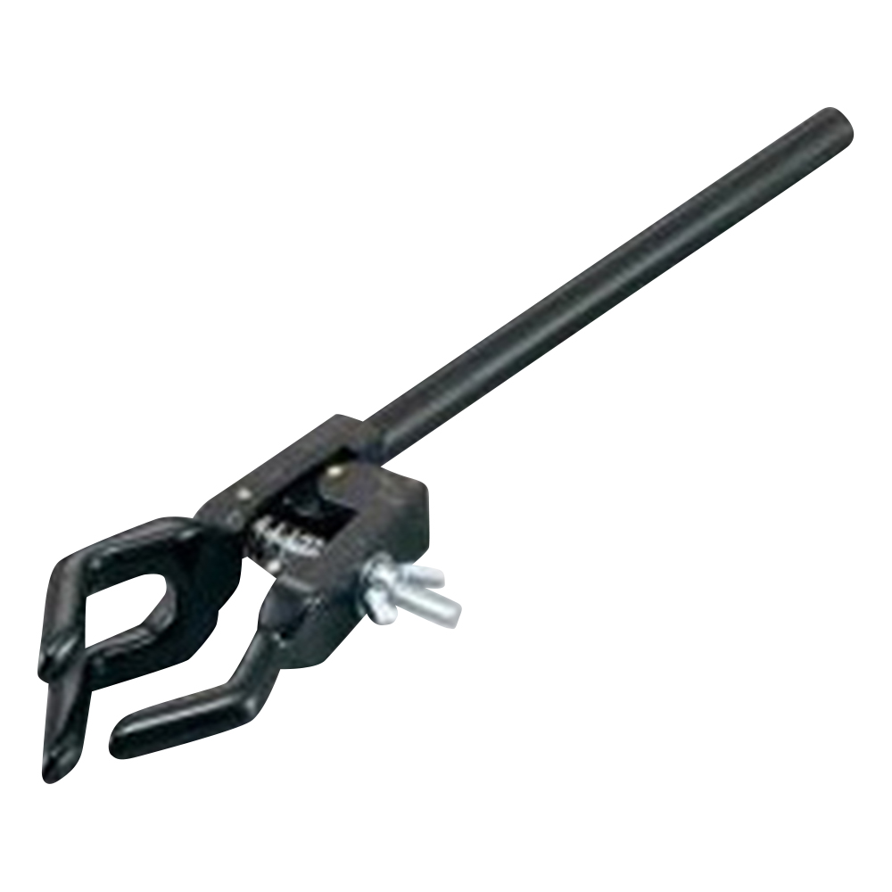 実験器具保持具　細管用クランプ・黒画像