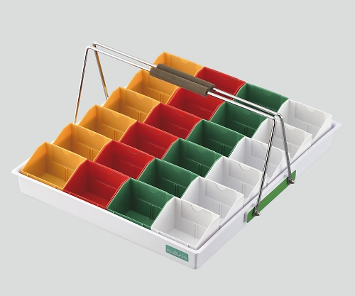散薬用トレー 24人用 緑･白･赤･黄 (Nケースタイプ)