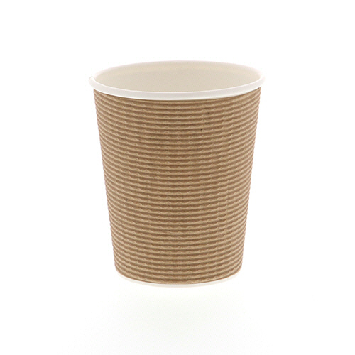 紙ｺｯﾌﾟ ｴｺ断熱ｶｯﾌﾟ 8ｵﾝｽ(240ml) ｸﾗﾌﾄ 1ｾｯﾄ(1000個:50個×20ﾊﾟｯｸ)画像