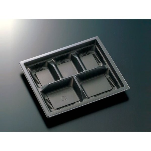 中央化学 弁当容器 CT WF-22I-27 BK 本体画像