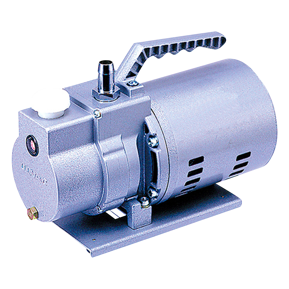 油回転真空ポンプ(小型直結型)　156×295.5×199.5mm　二段式