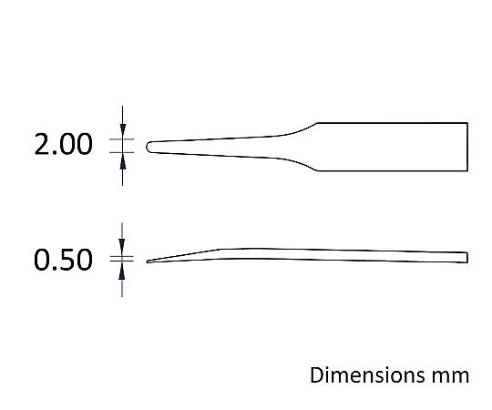 プラスチックピンセット画像
