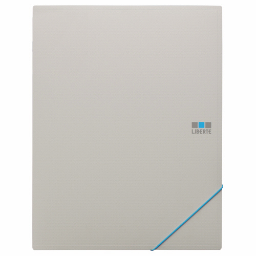 ﾎﾙﾀﾞｰﾌﾞｯｸ(ﾘﾍﾞﾙﾃ) A4ﾀﾃ 8ﾎﾟｹｯﾄ ｸﾞﾚｰ 1冊画像