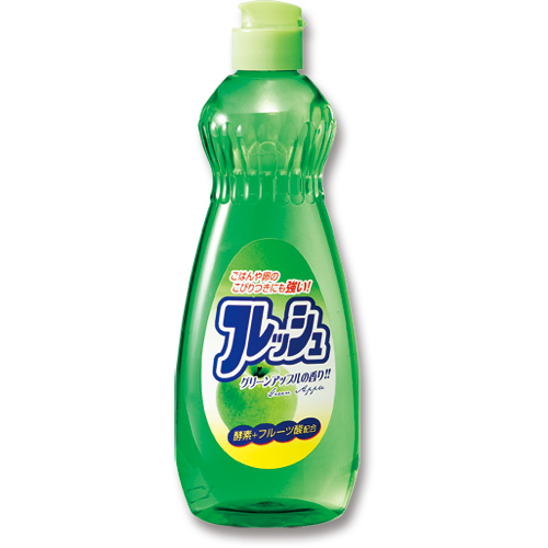ﾌﾙｰﾂ酸配合 ﾌﾚｯｼｭ ｸﾞﾘｰﾝｱｯﾌﾟﾙ 本体 600mL 1本画像