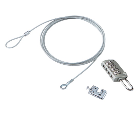 ダイヤル錠 ワイヤーロック画像