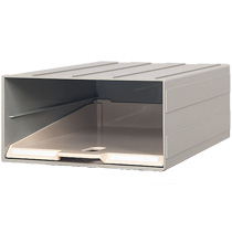 ﾋﾞｼﾞﾈｽｶｾｯﾀｰ ｶﾀﾛｸﾞﾄﾚｰ A4 1段 ｸﾞﾚｰ 1台画像