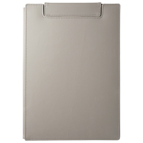 ﾚｻﾞﾌｪｽU ｸﾘｯﾌﾟﾎﾞｰﾄﾞ(ｶﾊﾞｰ付) A4 ｸﾞﾚｰ 1枚画像