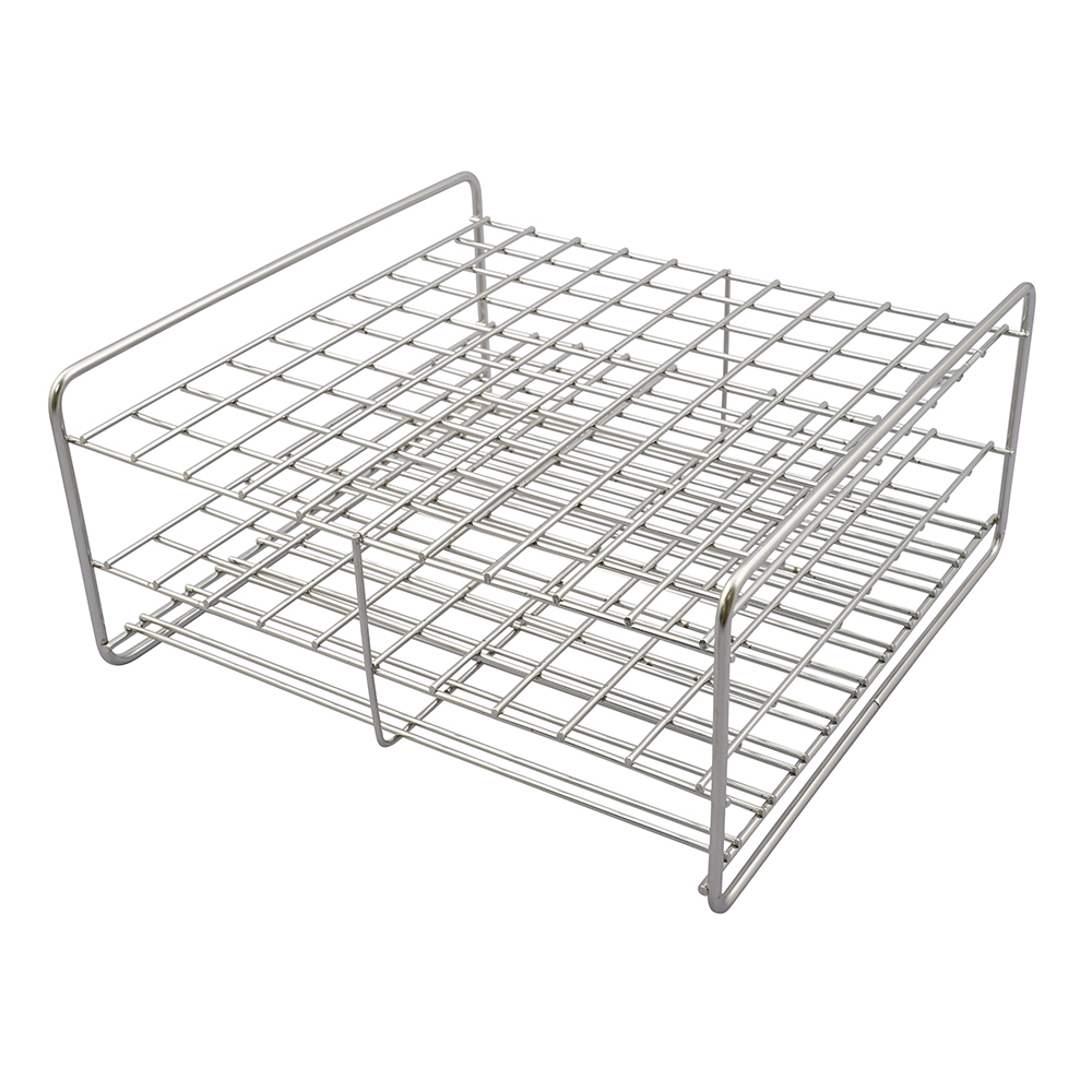 ステンレス試験管立　配列：10×10　サイズ：□18.5mm画像