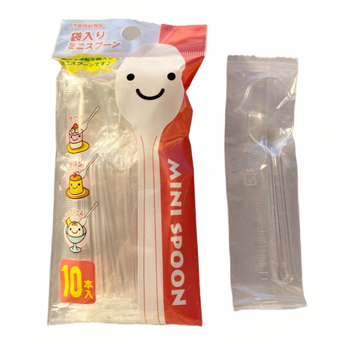 使い捨て　袋入りミニスプーン　10本入画像