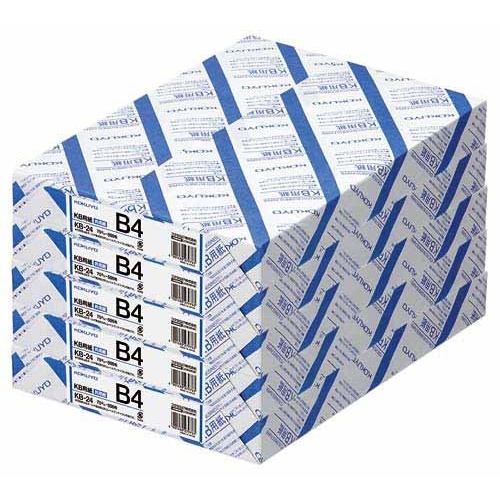 ＫＢ用紙　７０ｇ　Ｂ４　１冊（５００枚）×５画像
